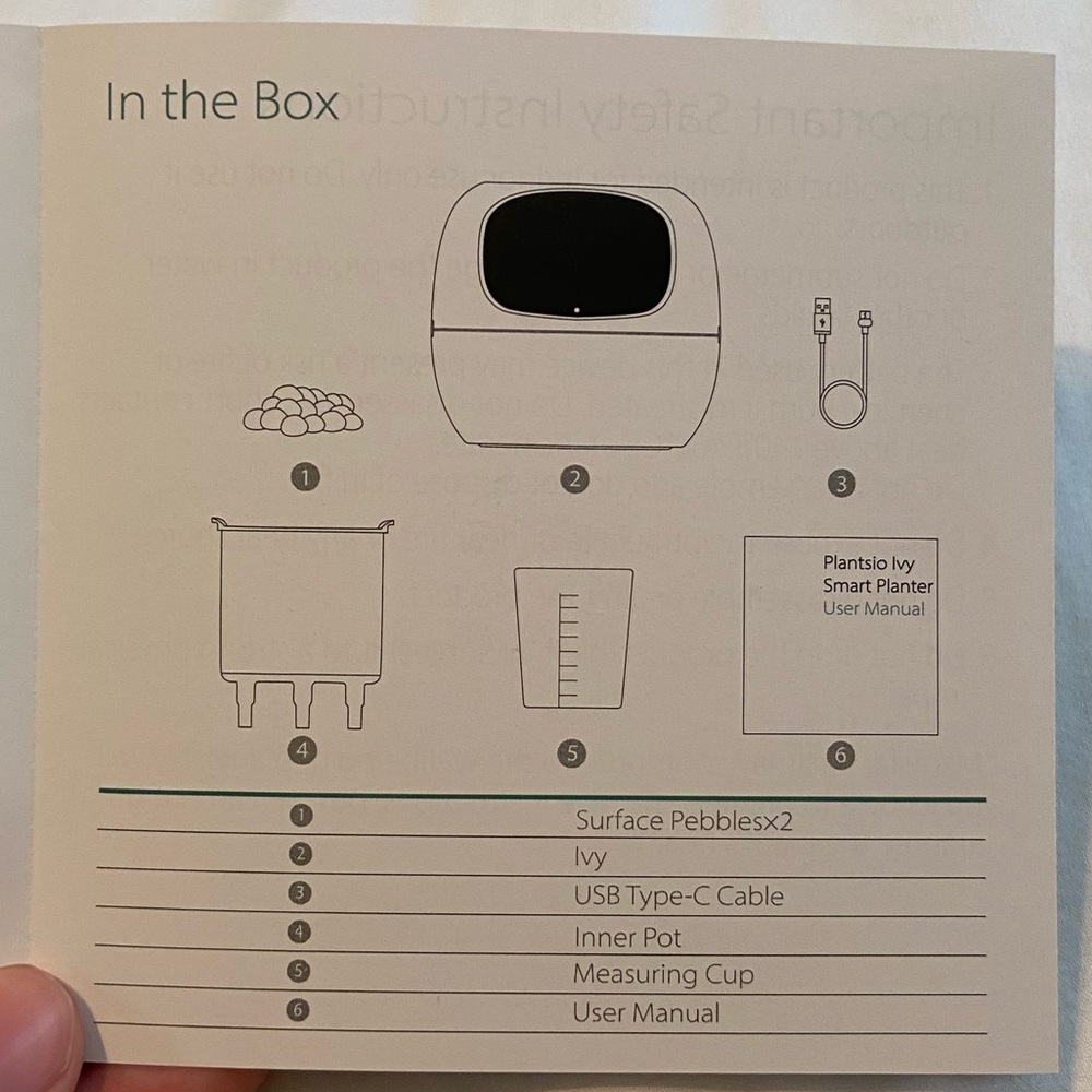 NIB SMART PLANTER ROBOT PET - WHITE - Picture 3 of 17